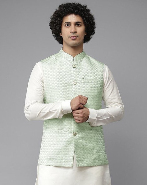 See Designs Men Slim-Fit Nehru jacket