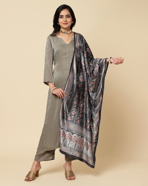 Women Floral Print Shawl Price in India