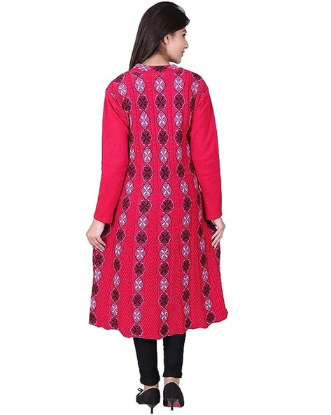 Frock Style Woolen Kurti for Women/Girls