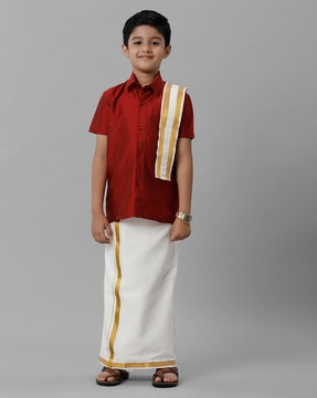 Ramraj cotton dhoti for kids best sale