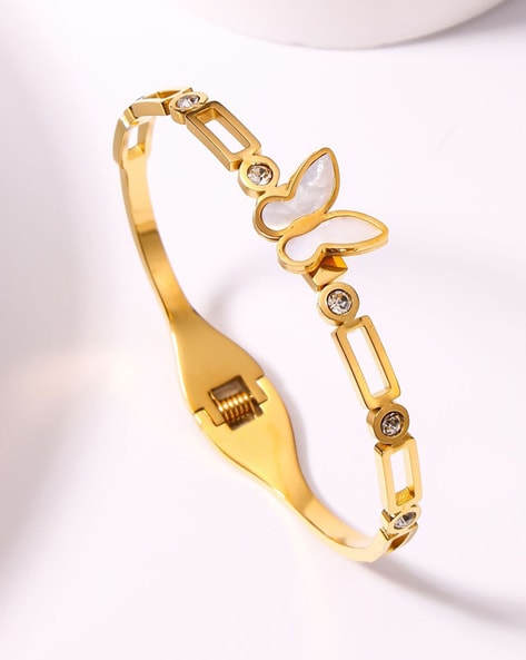 22K Gemstone Handmade Bracelet (10.91 gms) - Gemstone Jewellery for Women  by Jewelegance (J… | Gold bracelet for girl, Gold bracelet for women, Gold  bracelet simple