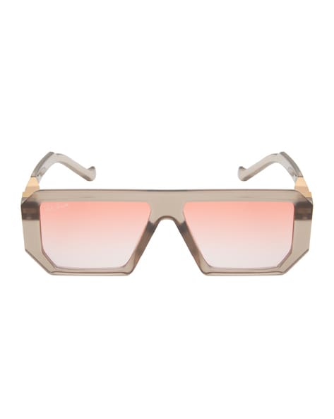 Clear Thick Acetate Geometric Tinted Sunglasses with Light Champagne  Sunwear Lenses - Vector | Tinted sunglasses, Lenses, Horn-rimmed