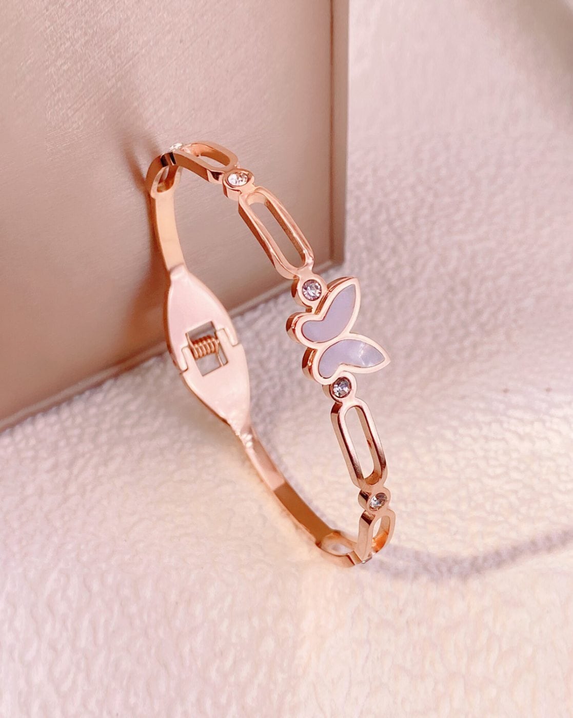 Buy Rose Gold-Toned Bracelets & Bangles for Women by Designs & You Online |  Ajio.com