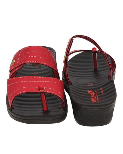 Womens red sliders hot sale