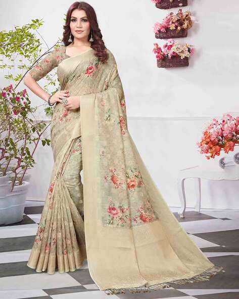 Buy Red Sarees for Women by Aryze Online | Ajio.com