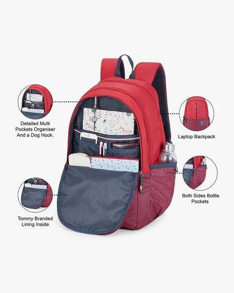 Men Colourblock Backpack with Adjustable Straps