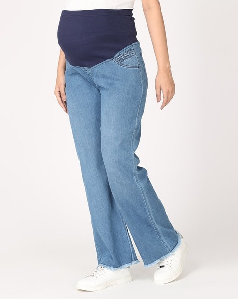 Buy Blue Jeans & Pants for Women by THE MOM STORE Online