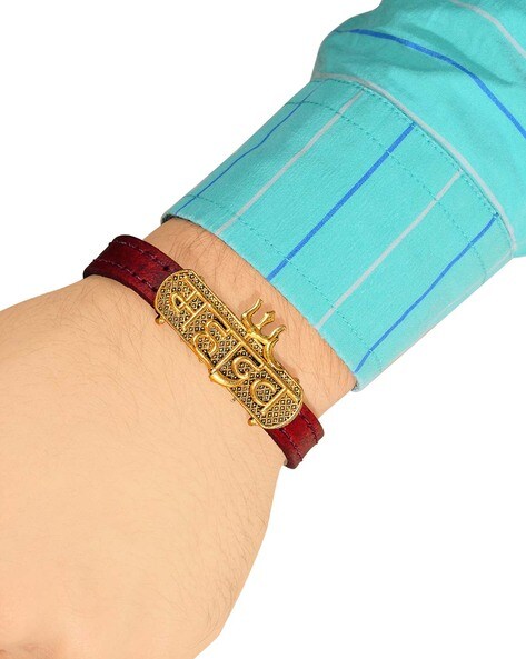 Buy 3 Designs - Rudraksha Beads Single Line Brass Bracelet for Men / Women  Online in Malaysia