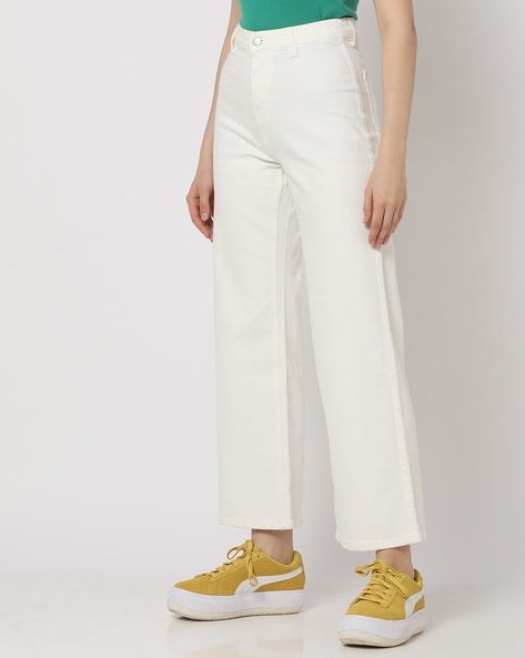 Buy White Jeans & Jeggings for Women by DNMX Online