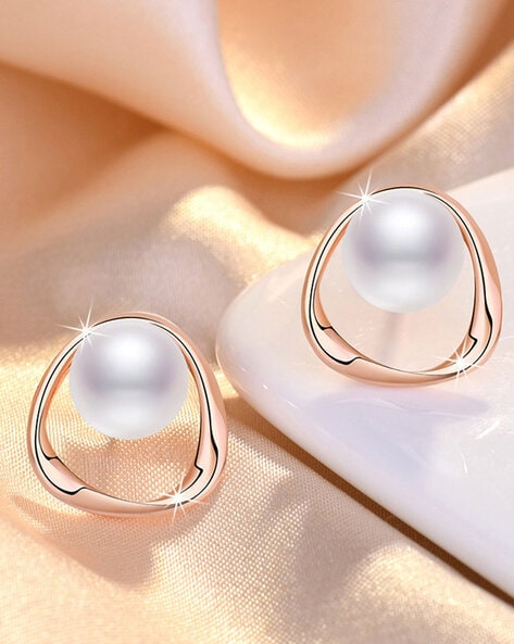 Buy Zaveri Pearls Combo of 3 Cubic Zirconia & Pearls Contemporary Stud  Earrings-ZPFK10381 online