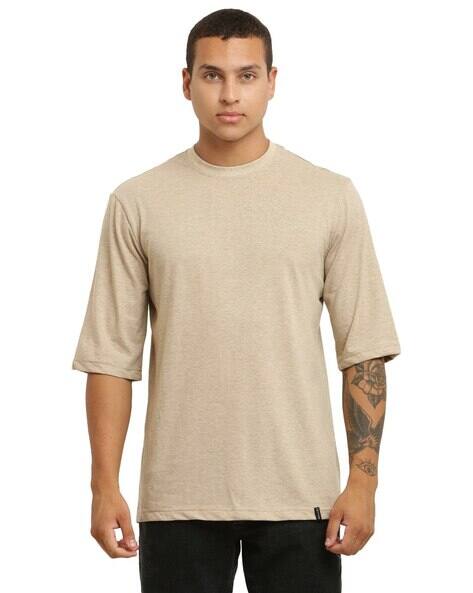 Buy Beige Tshirts for Men by ALMUDA Online