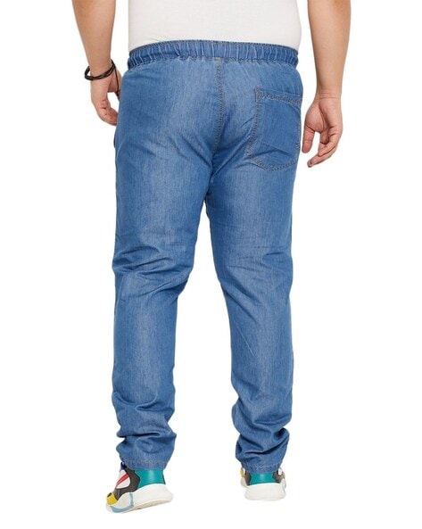 Buy Blue Trousers & Pants for Men by BIG BANANA Online