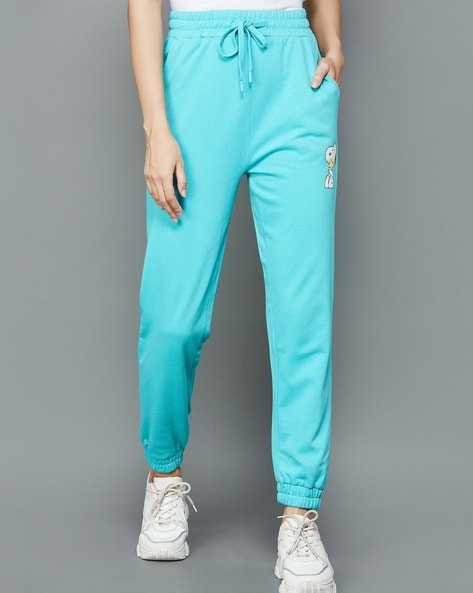 Buy Blue Track Pants for Women by Ginger by lifestyle Online