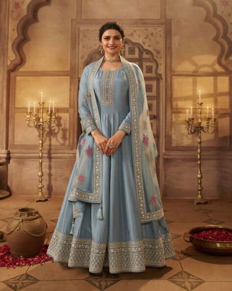 Anarkali dress outlet material online