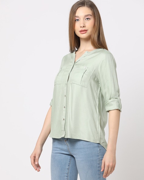 Women's Green Jeans & Denim Clothing: Shop Online