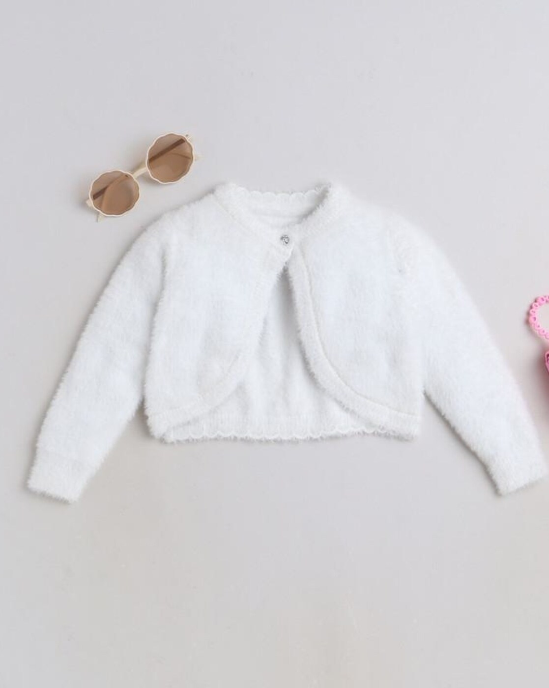 Girls on sale white cardigan