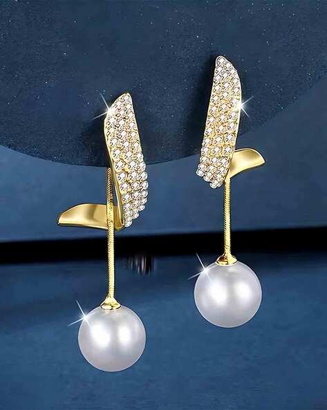 Buy Gold-Toned Earrings for Women by Ff Style Online