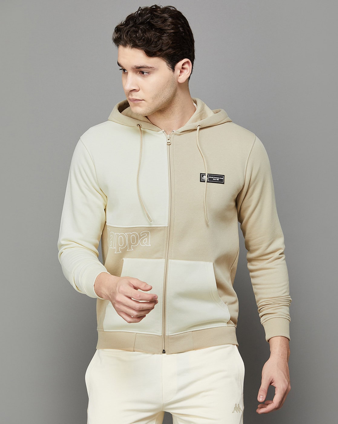 Kappa 2025 hoodie beige