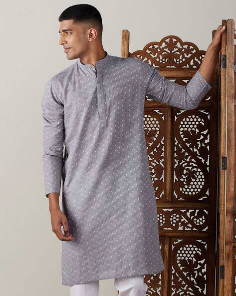 Buy Grey Kurtas for Men by Shvaas By Vastramay Online Ajio