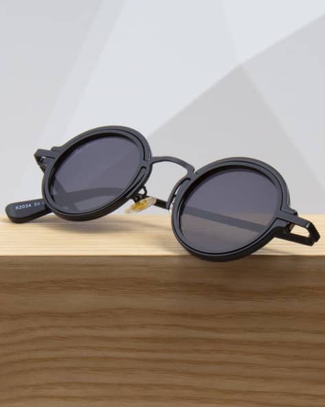 Ted Smith Men LENON-C1 UV-Protected Round Sunglasses