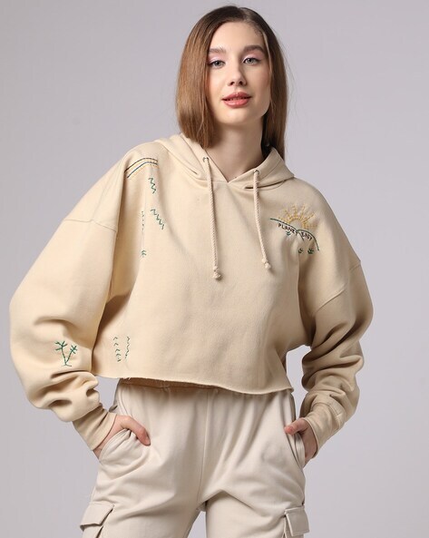 Beige cheap hoodies womens