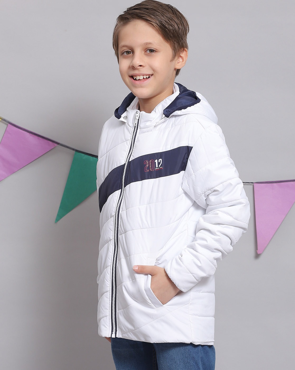 Buy U.S. Polo Assn. Kids Boys White Reversible Puffer Jacket - Jackets for  Boys 18918550 | Myntra