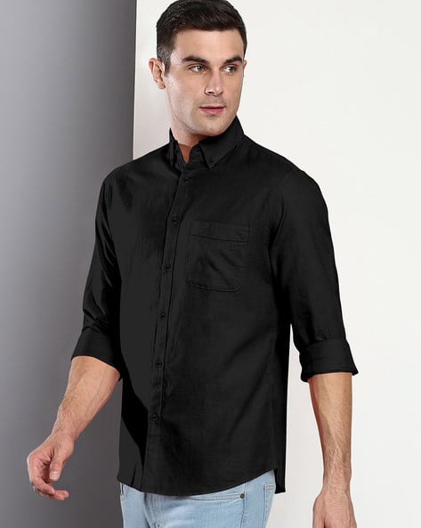 Solid Regular Fit Shirt