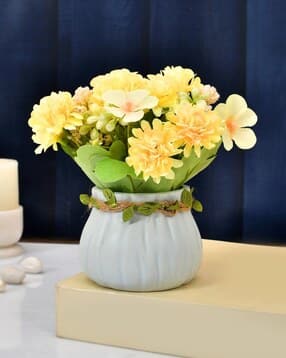 tayhaa Artificial Flowers with Ceramic Planter-picture-23