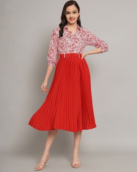 It's All Possible Red Tartan Plaid Skirt – Shop the Mint