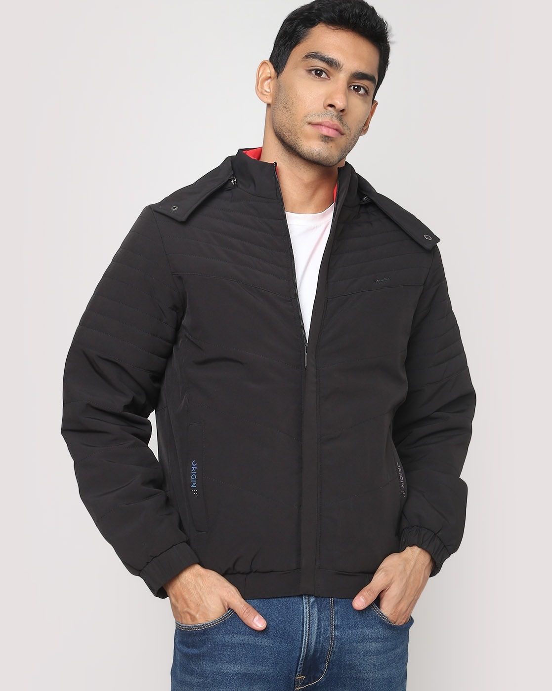 Buy Grey Jackets & Coats for Men by Well Quality Online | Ajio.com