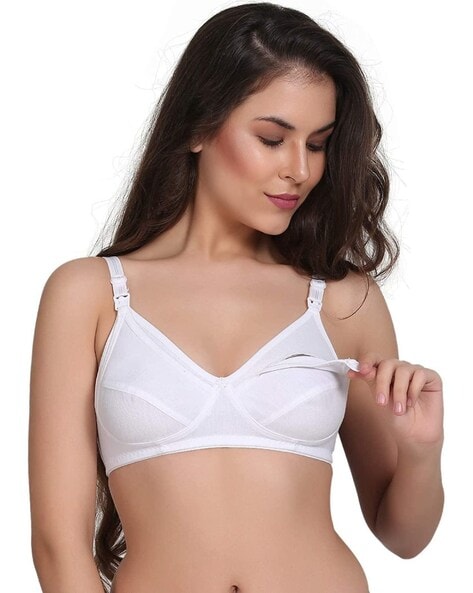 Non-Wired Nursing Bra with Adjustable Straps