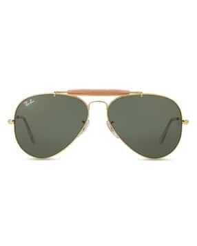 ray-ban 0RB3129IW022658 Unisex UV Protected Green Lens Pilot Sunglasses-picture-12
