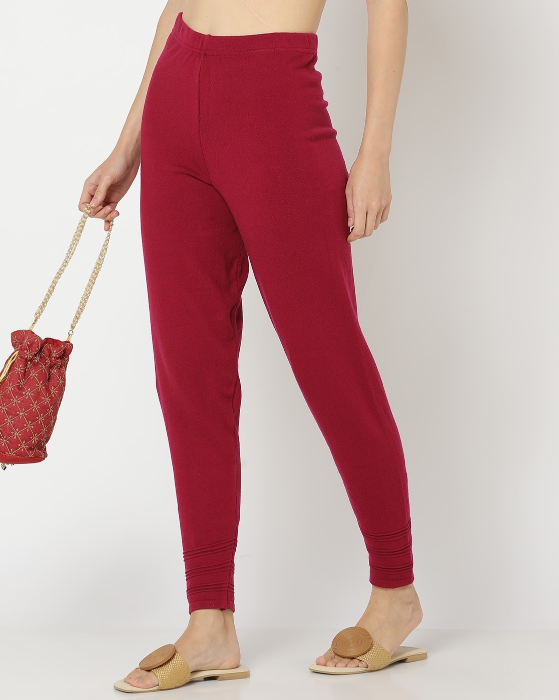 Buy Magenta Leggings for Women by AVAASA MIX N' MATCH Online