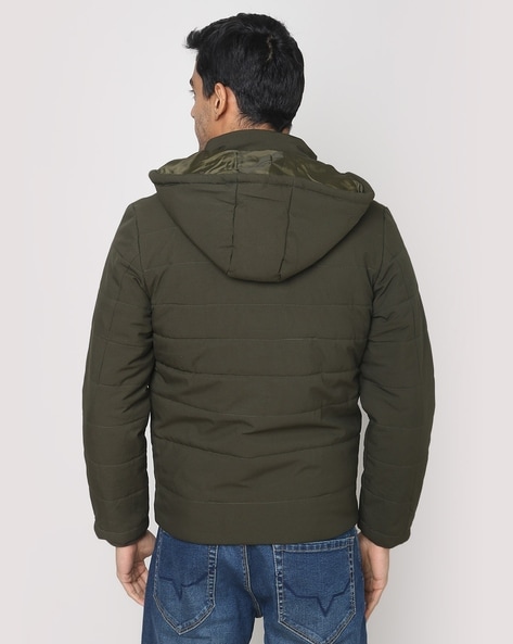 Lee cooper sherpa outlet hooded jacket mens