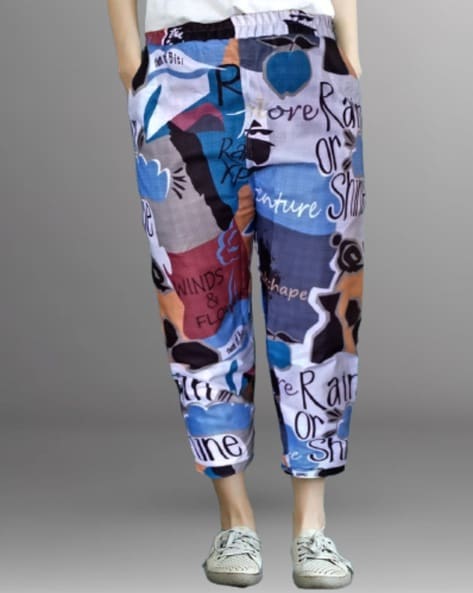 Buy Multicoloured Trousers & Pants for Women by VISIT WEAR Online