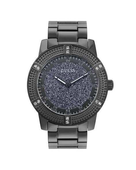 Black guess watch discount women's