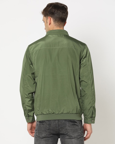 Buy Being Human Olive Green Regular Fit Printed Hooded Jacket for Mens  Online @ Tata CLiQ