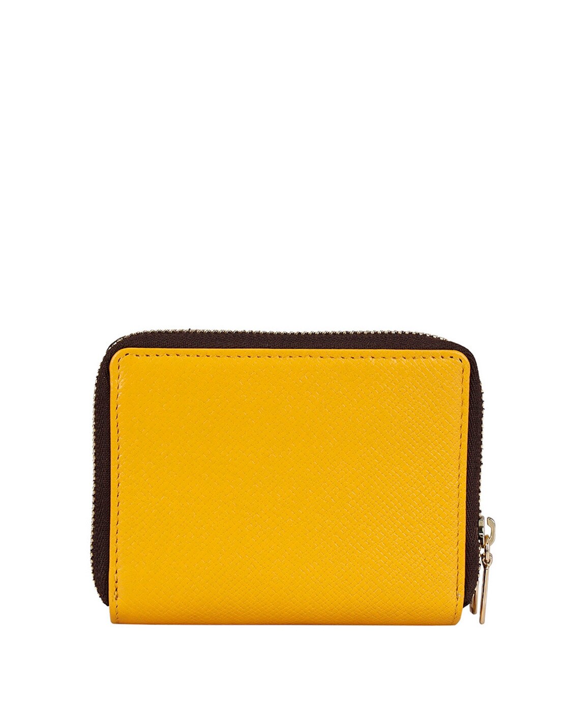 Yellow Leather Bifold Wallet | Valextra small leather goods