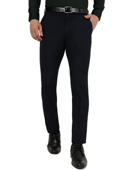 Buy Dark blue Trousers & Pants for Men by JADE BLUE Online | Ajio.com