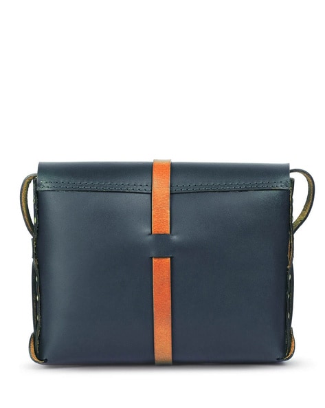 Nappa Dori Envelope Sling Bag - Black