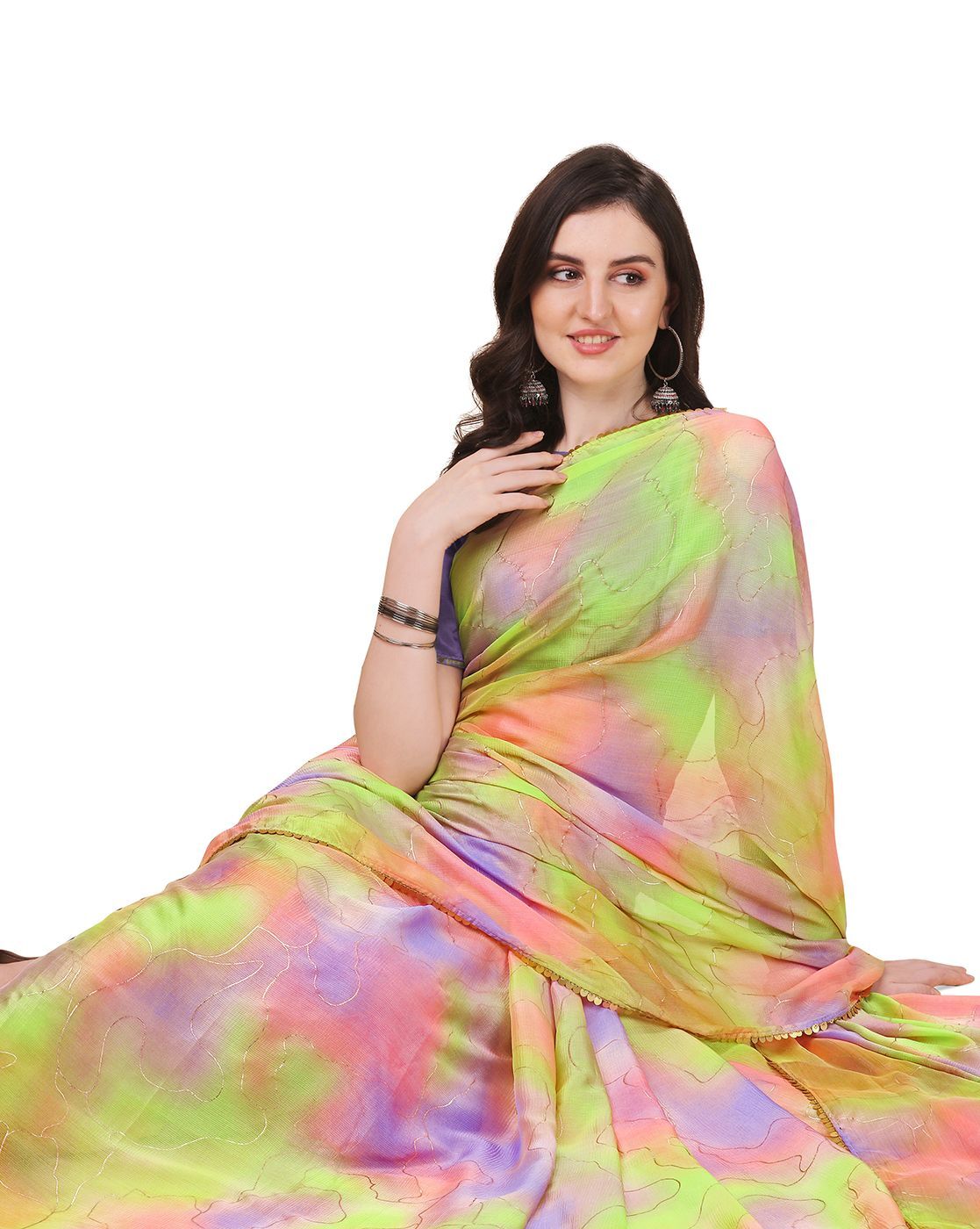 Buy Mauve Sarees for Women by Saree mall Online | Ajio.com