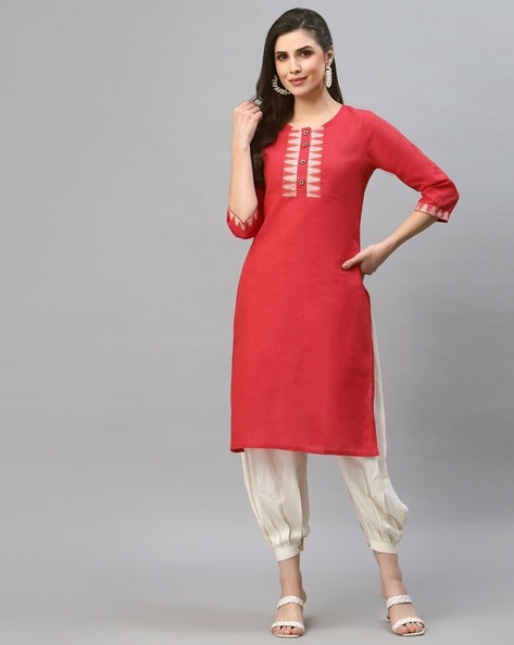 Buy Pink Kurtas for Women by KRYA Online Ajio