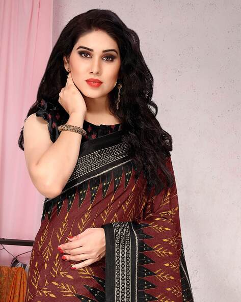 Khadi on sale print sarees