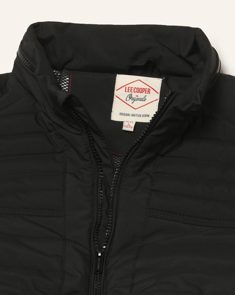 Lee cooper 2 clearance zip bubble jacket mens