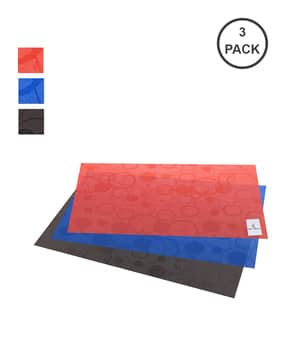 kuber industries Set of 3 Geometric Pattern Fridge Shelf Mats 18" x 12"-picture-52