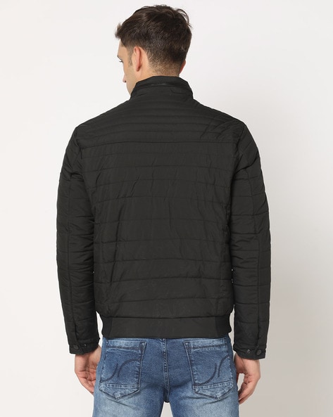 Lee cooper 2 on sale zip bubble jacket mens