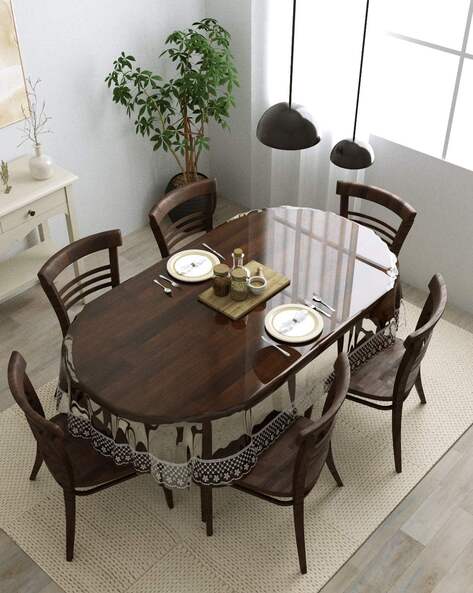 Buy Transparent Table Covers Runners Slipcovers for Home