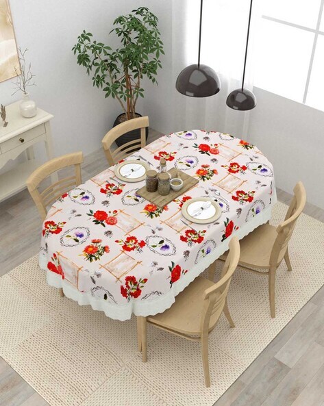 4 seater best sale dining table cloth