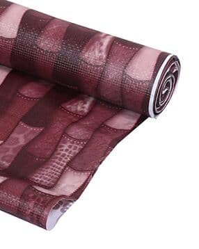 kuber industries Geometric Print Wardrobe Shelf Mat Roll-picture-13