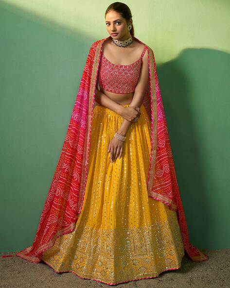 Buy Multicoloured Lehenga Choli Sets for Women by Purvaja Online | Ajio.com